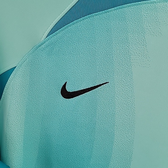 Nike Dri-Fit Gardien 4 Women's Goalkeeper Jersey Turquoise Sz L - Picture 5 of 13